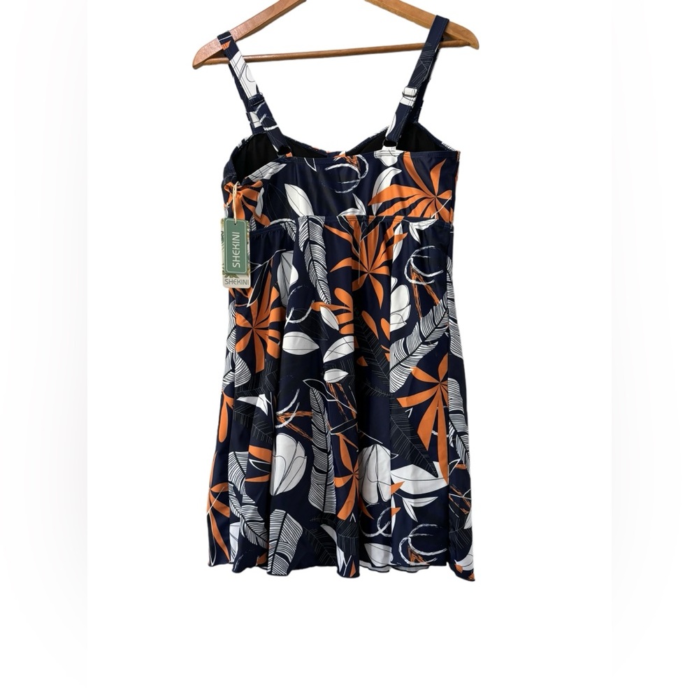 Shekini‎ Swimsuit Women’s Size 0X Floral Print One Piece Swimsuit NWT Adjustable - Picture 4 of 7